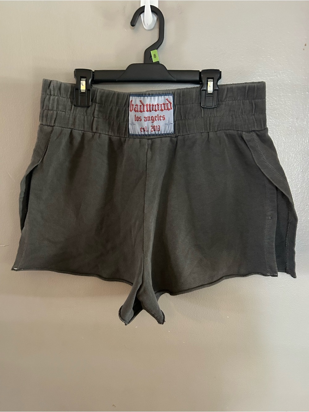 Badwood Women's Shorts in washed grey
